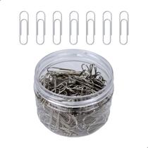 Clips Para Papel Inox Metal 3cm 160 Peças