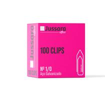Clips para Papel Nº 1 Aço Galvanizado Jussara - 100 Unidades Clips para Papel Nº 1 Aço Galvanizado Jussara - 100 Unidades