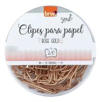 Clips para Papel Rose Gold 2/0 com 50un BRW