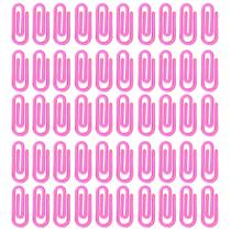 Clips Pequeno Escolar Colorido Rosa Neon Menina 2,5cm Com 500 Peças