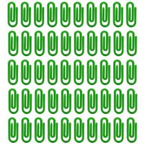 Clips Pequenos Verde Bandeira 25mm Segura Papel Com 500 Unidades