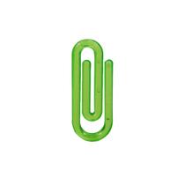 Clips Pequenos Verde Neon 25mm Segura Papel Com 100 Unidades