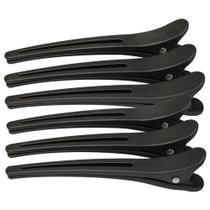 Clips plásticos especial de carbono anti-estático para cabelos- 6 un santa clara