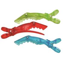 Clips Plásticos Modelo Jacaré Com Bico Ajustável 3 Unidades - Santa Clara