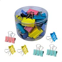Clips Prendedor Borboleta De Papel Grampo Mola 25mm 48 Peças