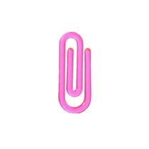 Clips Prendedor De Papel Colorido Rosa Neon 2,5cm Com 100 Unidades