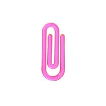 Clips Prendedor De Papel Colorido Rosa Neon 2,5cm Com 100 Unidades