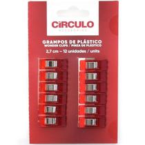 Clips Prendedor de Plástico Circulo - Pequeno