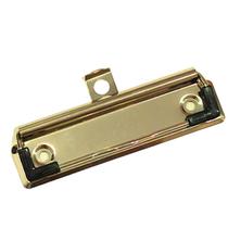 Clips / Presilha para Pranchetas - Porta Bloco - Dourada 100mm Clips / Presilha para Pranchetas - Porta Bloco - Dourada 100mm