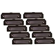Clips / Presilha para Pranchetas - Porta Bloco - Preta 100mm (10 un) Clips / Presilha para Pranchetas - Porta Bloco - Preta 100mm (10 un)