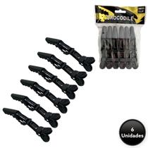 Clips Presilhas Prendedor De Cabelo Crocodilo 6 Unid. 11cm Clips Presilhas Prendedor De Cabelo Crocodilo 6 Unid. 11cm
