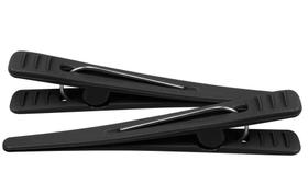 Clips Preto Plástico Para Cabelo com 12 Unidades