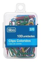 Clips Tilibra 29mm Cores C/100 Unidades