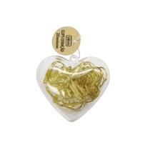 Clips Tilibra Coração Dourado Com 20un Clips Tilibra Coração Dourado Com 20un