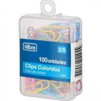 Clips TILIBRA Cores Sortidas 2/0 - 100 Unidades Clips TILIBRA Cores Sortidas 2/0 - 100 Unidades