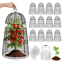 Cloches de Jardim TEMFAR 43 cm em Metal Resistente à Ferrugem - Kit com 12 Unidades Cloches de Jardim TEMFAR 43 cm em Metal Resistente à Ferrugem - Kit com 12 Unidades