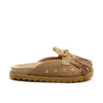 Clog Couro Nude Cecconello 2909001-2 Clog Couro Nude Cecconello 2909001-2