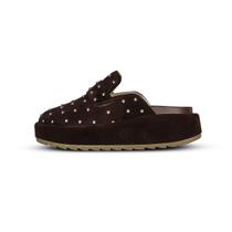 Clog Feminino Anatômico Com Tachas Marrom Clog Feminino Anatômico Com Tachas Marrom