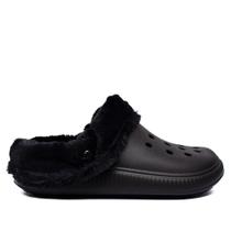 Clog Feminino Moleca Com Pelinho Preto