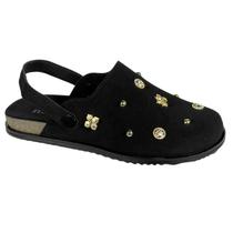 Clog Moleca Feminino Sapato Mule Canoa Conforto 5743.211 Cor:PretoTamanho:35 Clog Moleca Feminino Sapato Mule Canoa Conforto 5743.211 Cor:PretoTamanho:35