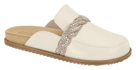 Clog Mule Moleca Feminino Flatform Papete Slide Strass Moda