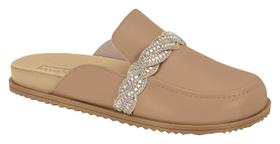 Clog Mule Moleca Feminino Flatform Papete Slide Strass Moda