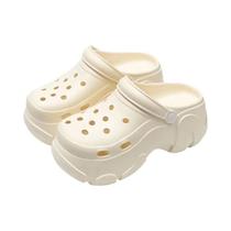 Clogs Femininos Com Plataforma Chunky, Chinelos De Verão Com Solado Grosso E Antiderrapante Em EVA, Clogs Femininos Com Plataforma Chunky, Chinelos De Verão Com Solado Grosso E Antiderrapante Em EVA,