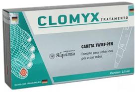 Clomyx 2,5ml - Alquimia Clomyx Tratamento Esmalte Unhas Fungos Bactérias