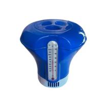 Clorador Flutuante De Pastilha Com Termometro Para Piscina
