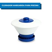 Clorador Flutuante Neutro Grande Margarida Para Cloro Em Pastilha Para Limpeza de Piscina Acessório