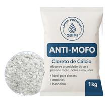 Cloreto de Calcio Anti Mofo 1kg Linha Premium Absorvedor de Umidade