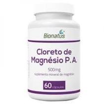 Cloreto de Magnésio 500mg P.A com 60 Cápsulas Bionatus