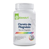 Cloreto De Magnésio 60 Cápsulas 500 Mg Bionutri