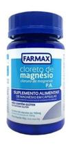 Cloreto De Magnésio 600mg 60 Cápsulas Farmax