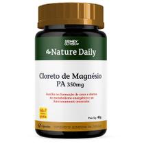 Cloreto de magnesio p.a. 350mg nature daily com 60 capsulas + 7 gratis sidney oliveira