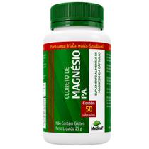 Cloreto de Mágnesio P.A. 50 Cápsulas 50mg - Medinal Cloreto de Mágnesio P.A. 50 Cápsulas 50mg - Medinal