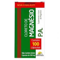 Cloreto De Magnésio P.A 500mg 100Cps - Medinal
