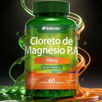 Cloreto de Magnesio P.A. 500mg 60 Capsulas Herbamed