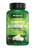 Cloreto De Magnésio P.a 500mg 60 Capsulas - Herbamed