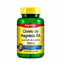 Cloreto de Magnésio P.A 500mg 60 Cápsulas - MaxiNutri - 504