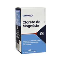 Cloreto De Magnésio P.A. 500mg 60 Cápsulas - Uniphar
