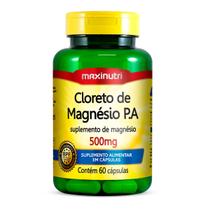 Cloreto de Magnésio P.A 500mg Maxinutri 60 Cápsulas