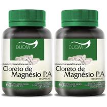 Cloreto de Magnésio P.A. 60cps 500mg Duom Kit 2 Frascos Cloreto de Magnésio P.A. 60cps 500mg Duom Kit 2 Frascos