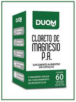 Cloreto De Magnésio P.A Com 60 Cápsulas - Duom