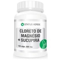 Cloreto De Magnésio P.a Com Sucupira 120 Cáps de 500mg