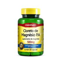 Cloreto De Magnesio PA 500mg Maxinutri 60 Capsulas