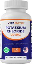 Cloreto de Potássio Vitamatic 99mg 250 Comprimidos