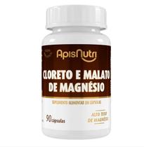 Cloreto e Malato de Magnésio 600mg 90 caps Apisnutri