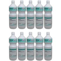 Clorexidina Aquosa 0,2 1 Litros Rioquimica Kit com 10 Unidades