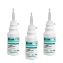 Clorexidina Aquosa 0,2 100ml Rioquimica Kit com 3 Unidades